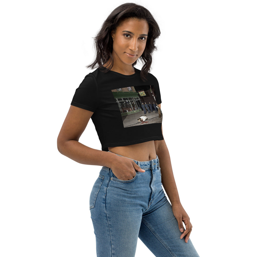 BLACK CULT SOCIETY Organic Crop Top