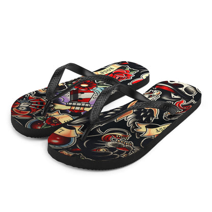 VOODOO MACHINE CO. Flip-Flops