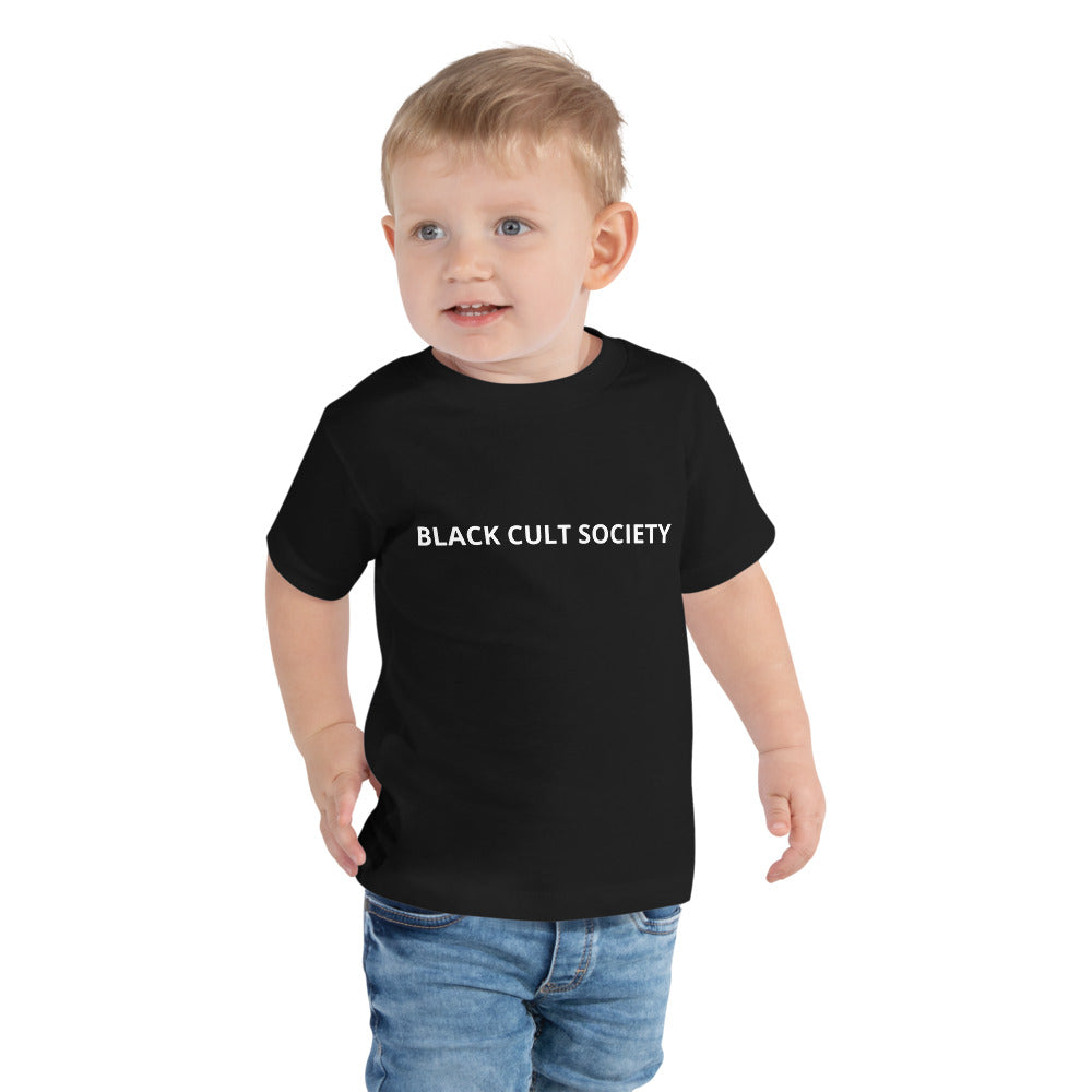 BLACK CULT SOCIETY Toddler Short Sleeve Tee