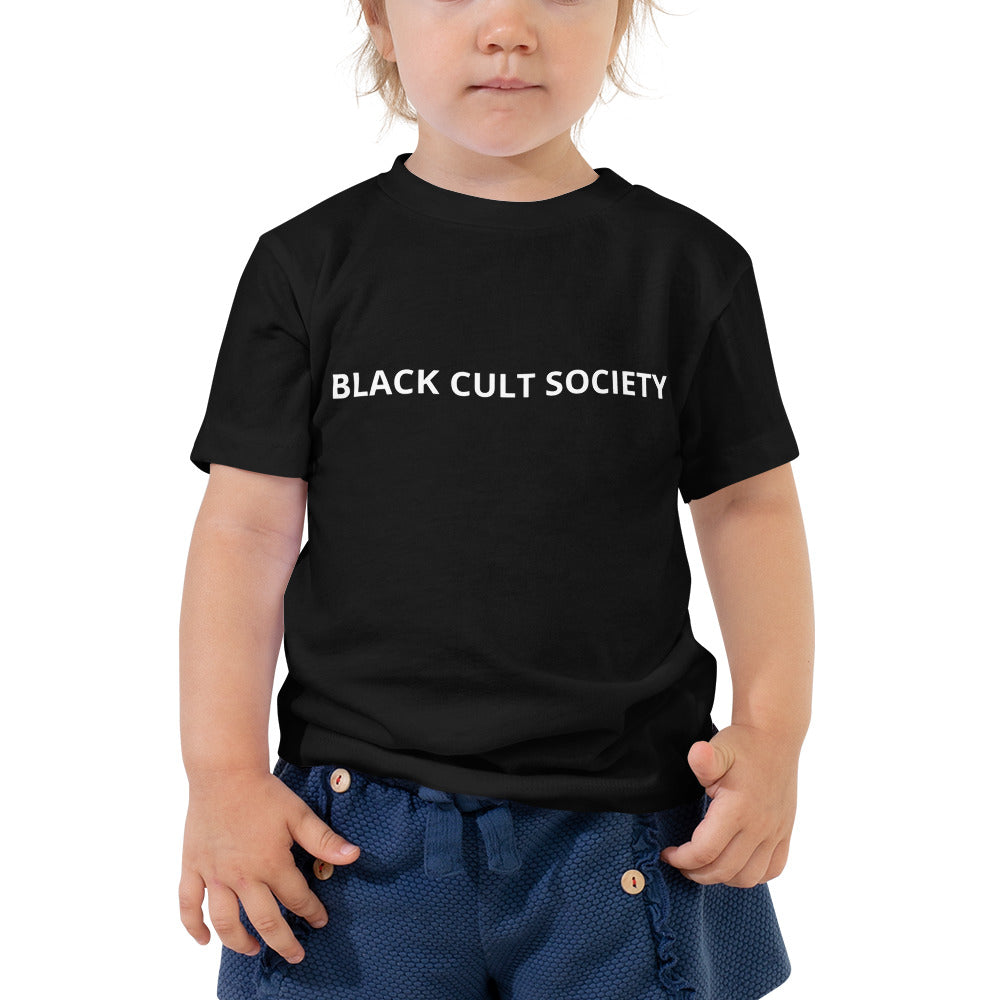 BLACK CULT SOCIETY Toddler Short Sleeve Tee