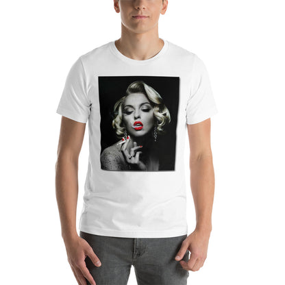 MARILYN SMOKING Short-Sleeve Unisex T-Shirt