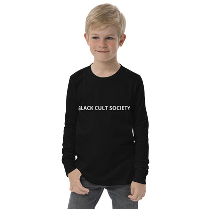 BLACK CULT SOCIETY Youth long sleeve tee