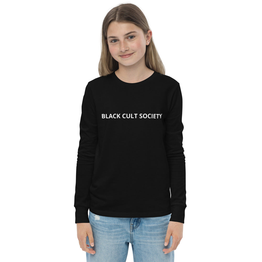BLACK CULT SOCIETY Youth long sleeve tee