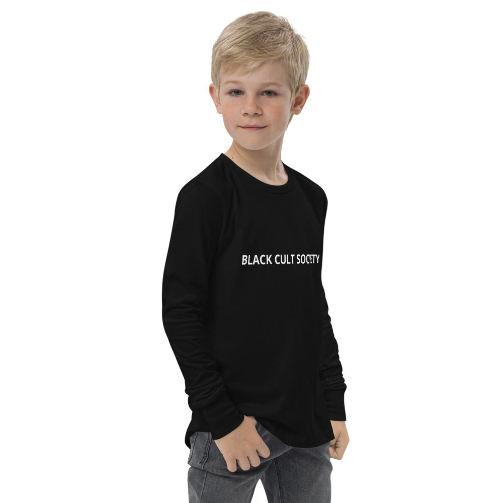 BLACK CULT SOCIETY Youth long sleeve tee